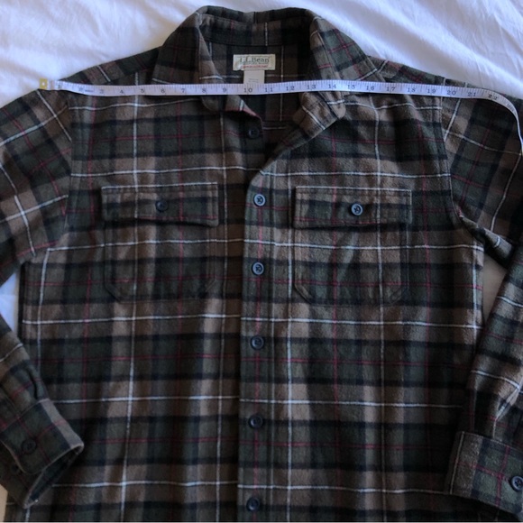 L.L. Bean Plaid Button Down Shirt - Picture 8 of 8
